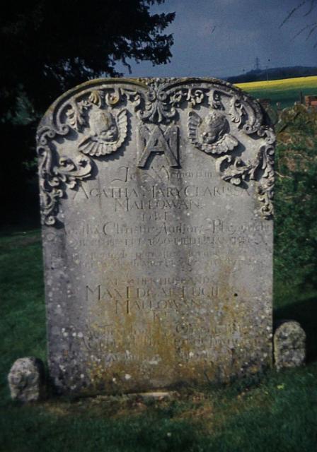 7. Agatha's grave at Cholsey 1890-1976.jpg